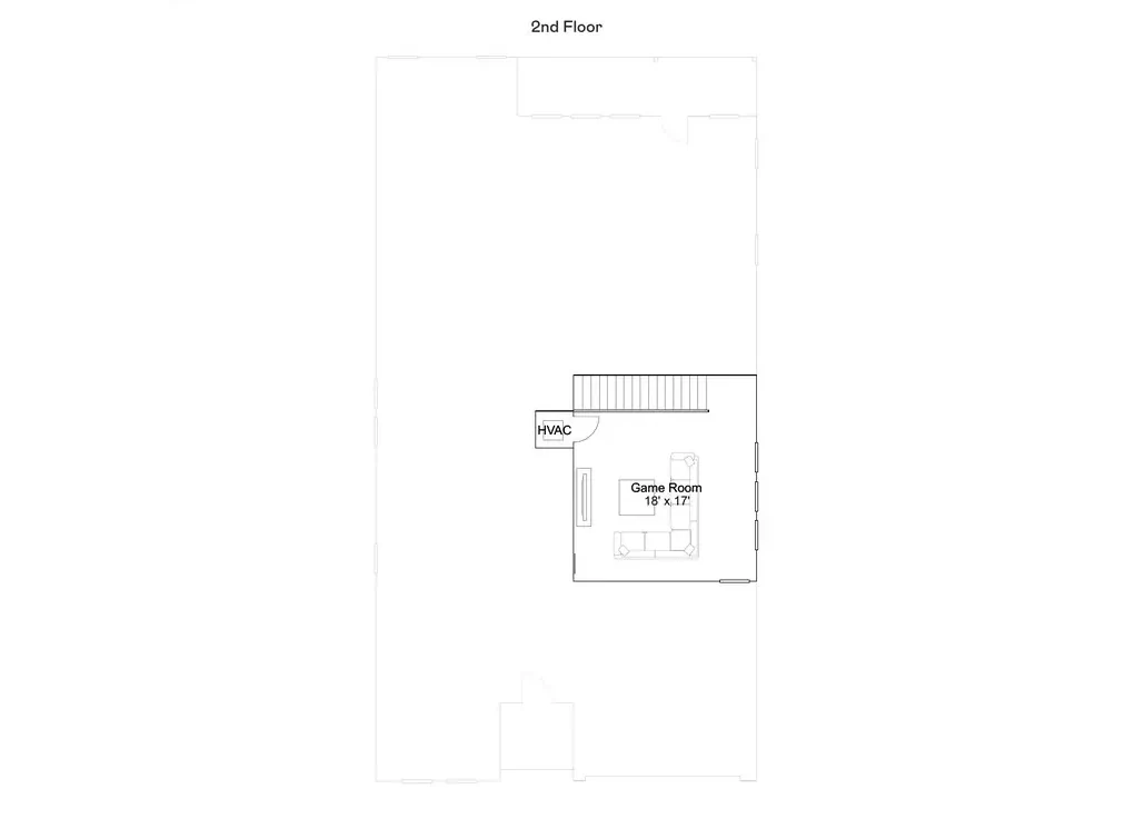 Planta baixa 2º andar do modelo Jagger, Wellness Ridge Clermont FL, Lennar Orlando